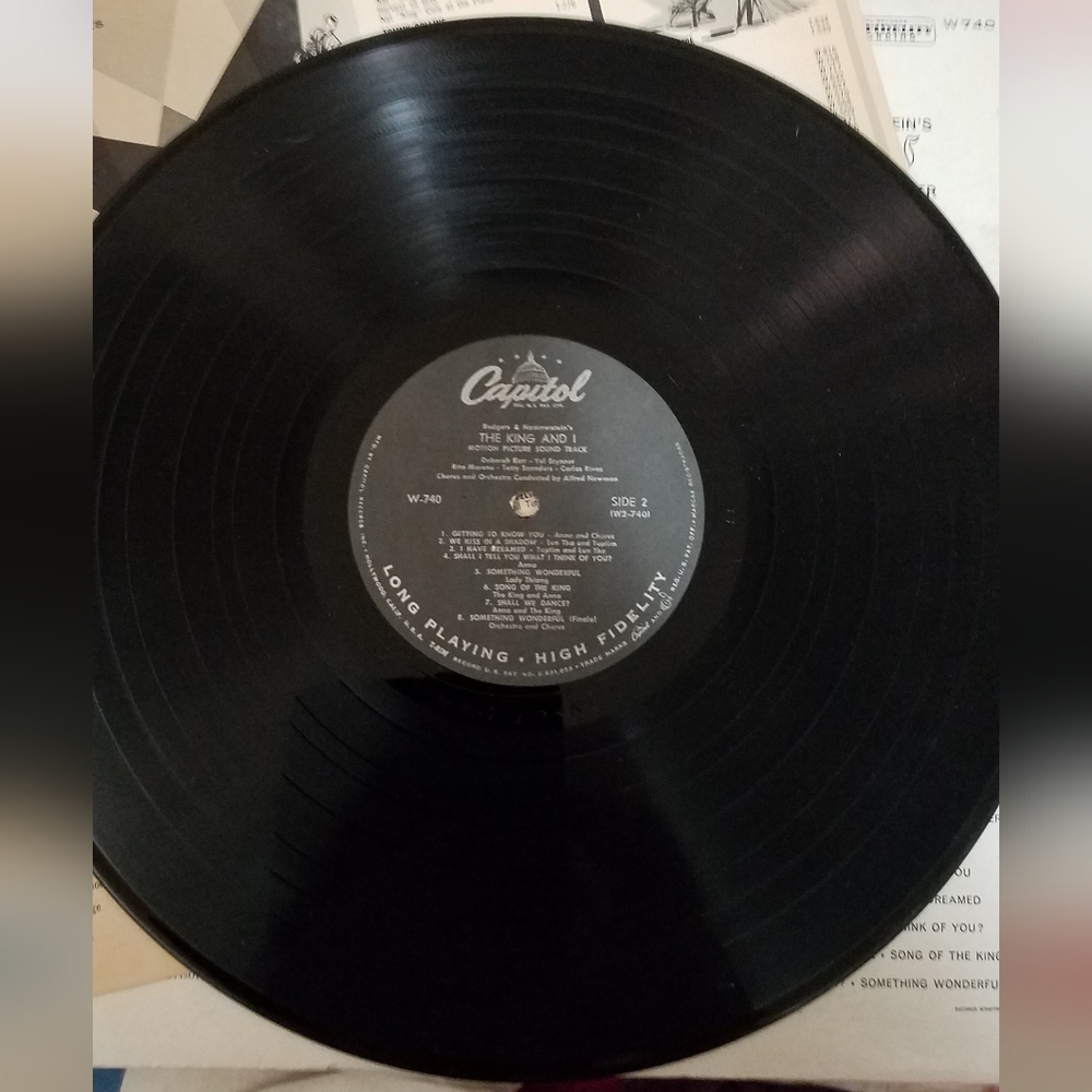 1956 Rogers and Hammerstein's "The King and I" Vinyl Album - Picture 6 of 9